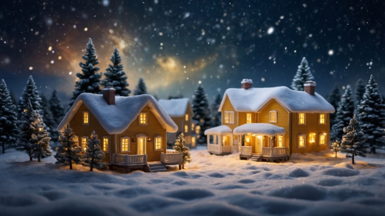 Holiday Charm: Christmas Village Under the Stars
