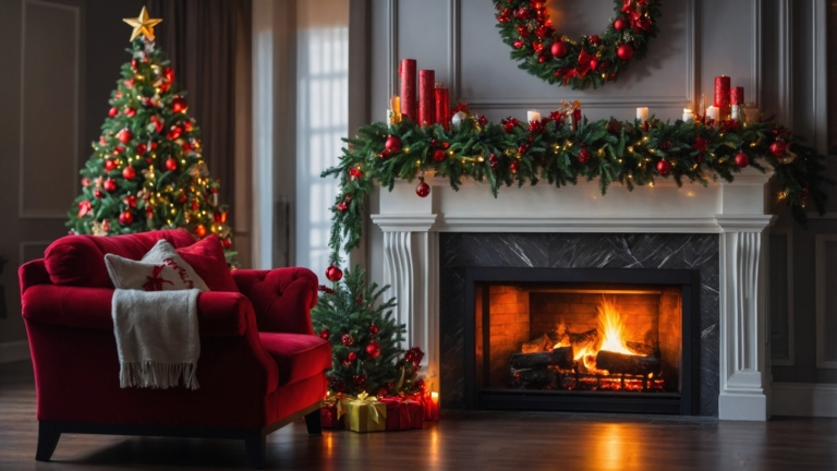 Home for the Holidays: Warm and Festive Living Room