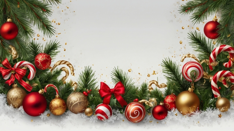 Minimalist Christmas Layout for Messages