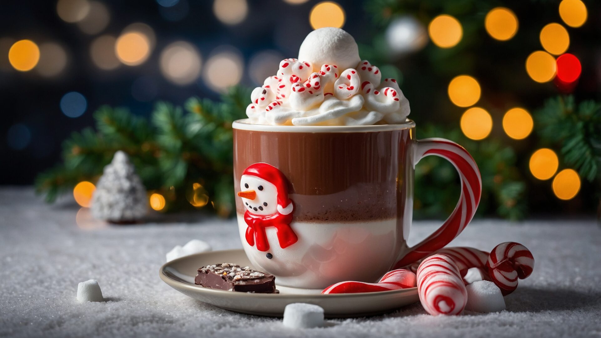 Cozy Hot Chocolate with Festive Cheer
