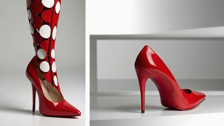 Fashionable Red High Heels