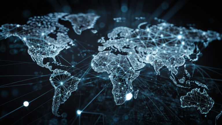 Global Network Connectivity Visualization