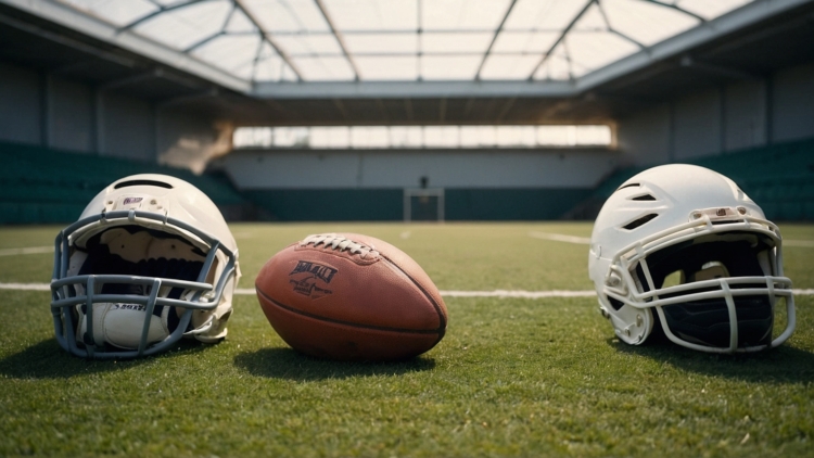 Natural Light Highlights Football Gear in Stadium
