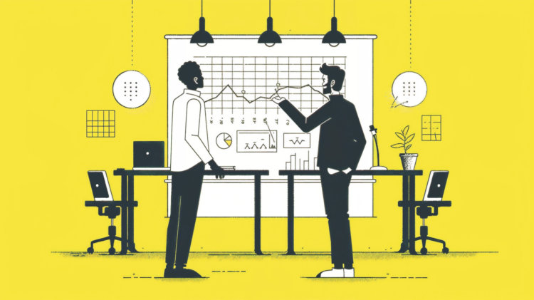 Business Discussion in an Urban Office