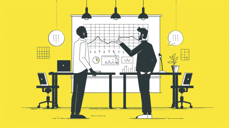 Business Discussion in an Urban Office