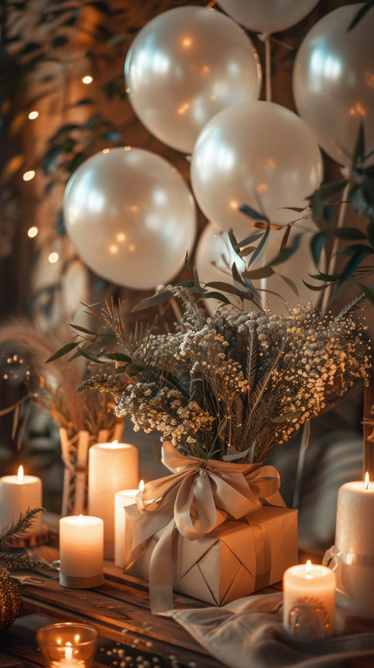 Warm and Cozy Boho Party Setup