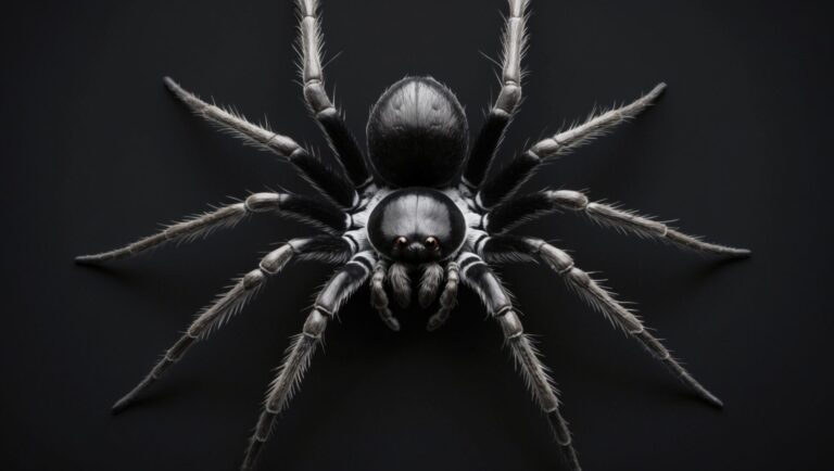 Fear and Elegance: A Spider in Detail