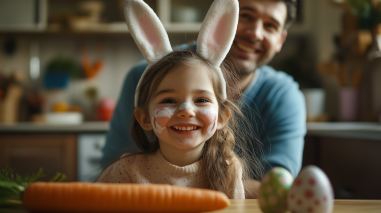 Easter Fun: A Little Girl in Bunny Ears