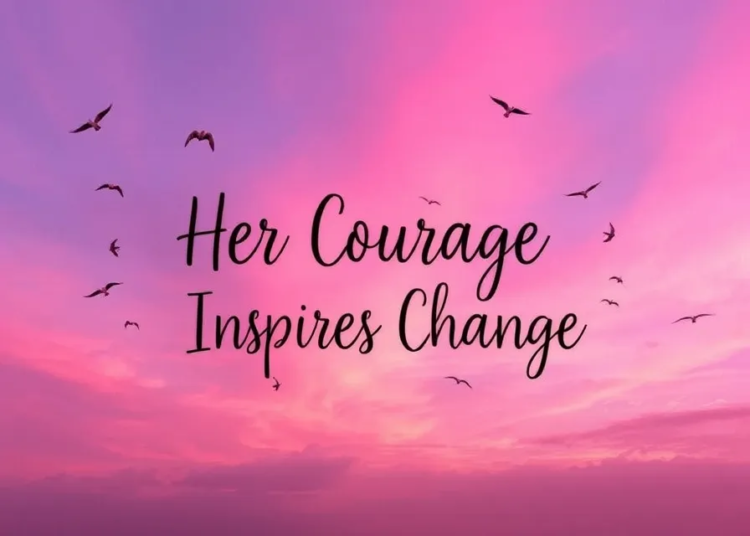 Beautiful Sunset Sky with Inspirational Message