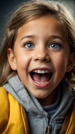 free ai happy child portrait with natural expression