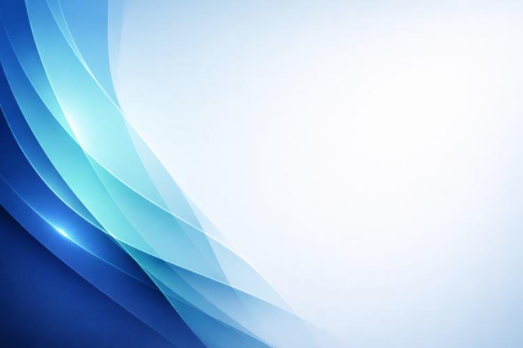 Gentle overlapping blue waves and gradients creating a smooth abstract background with light highlights