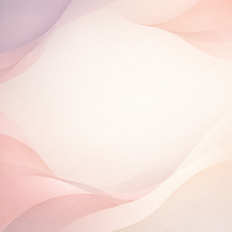 Abstract pastel waves in soft pink, peach, and lavender tones creating a gentle and smooth textured pattern