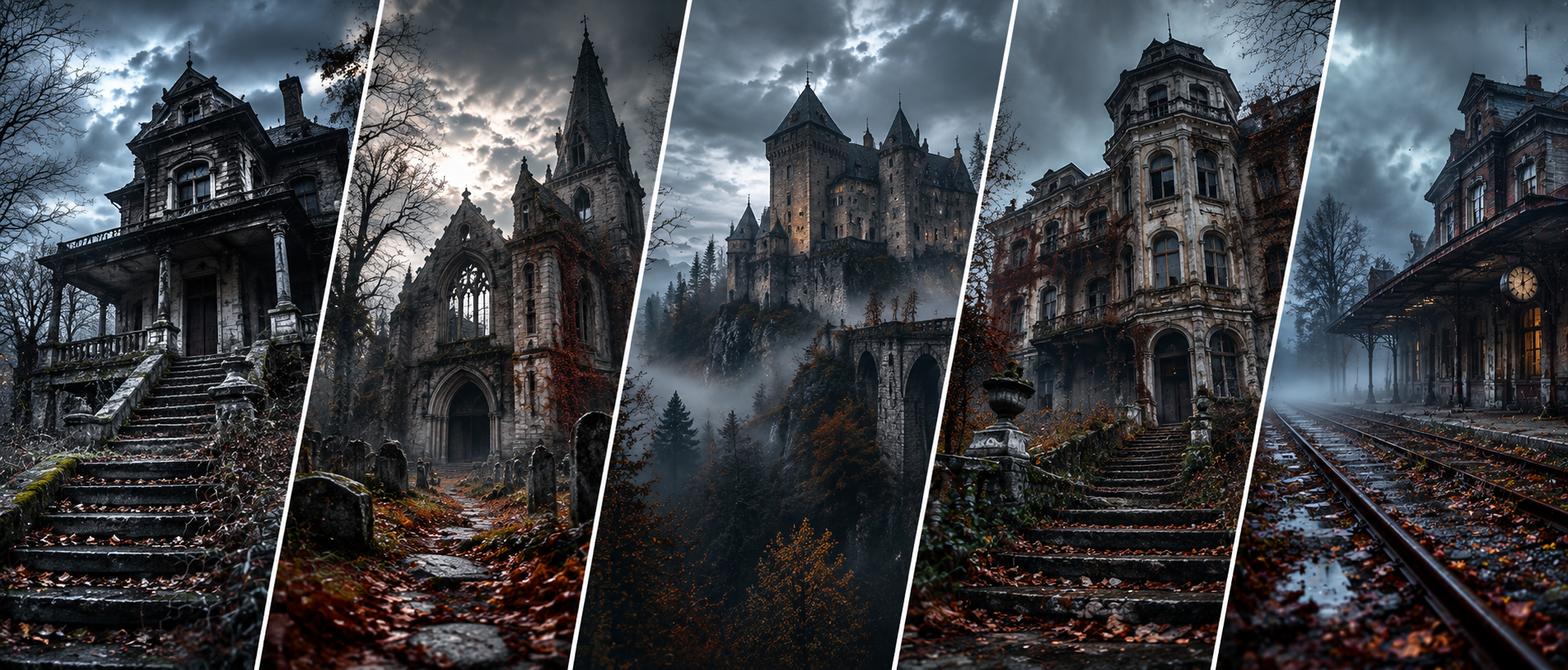 Abandoned Architecture: Dark & Mysterious Forgotten Places