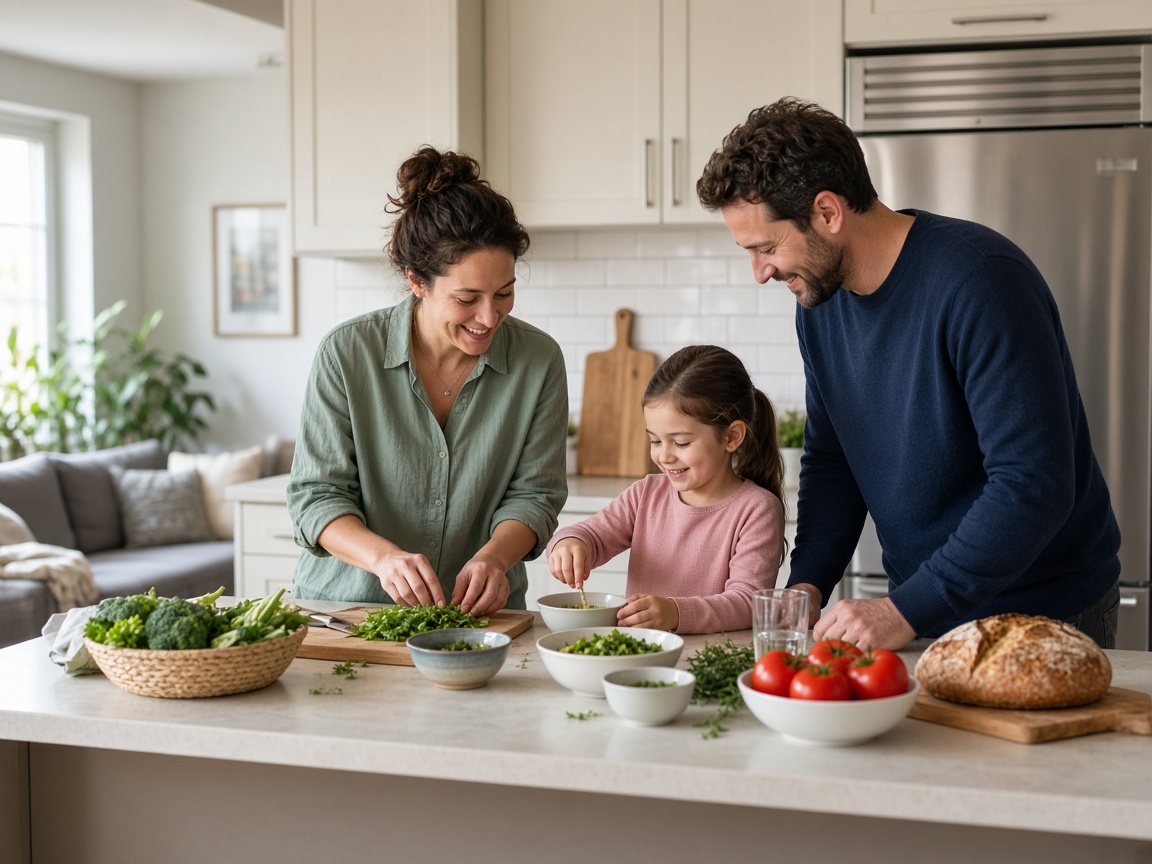 Lifestyle scene with balanced palette