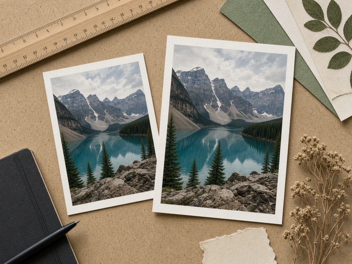 Choose print size early